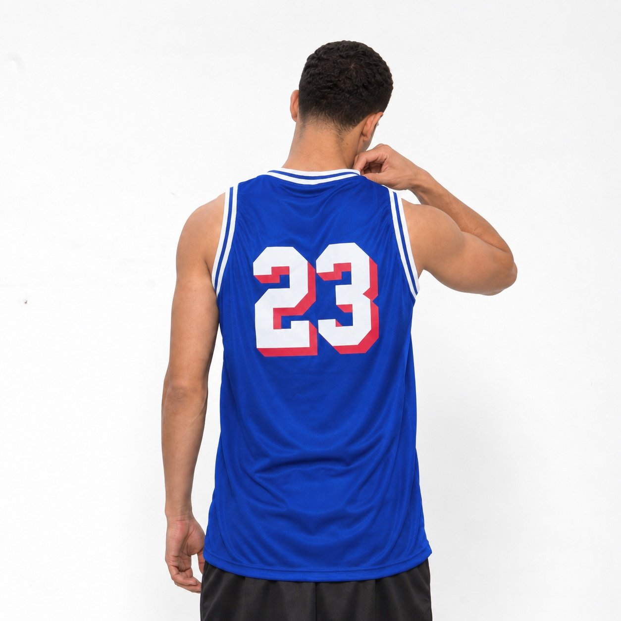 Regata Basquete Masculina M10 Classic Philadelphia 23 Liso-Light - Imagem 10